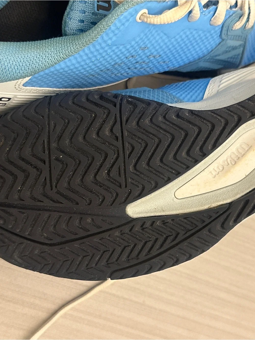 Womens Wilson rush pro court shoes.  No longer made.